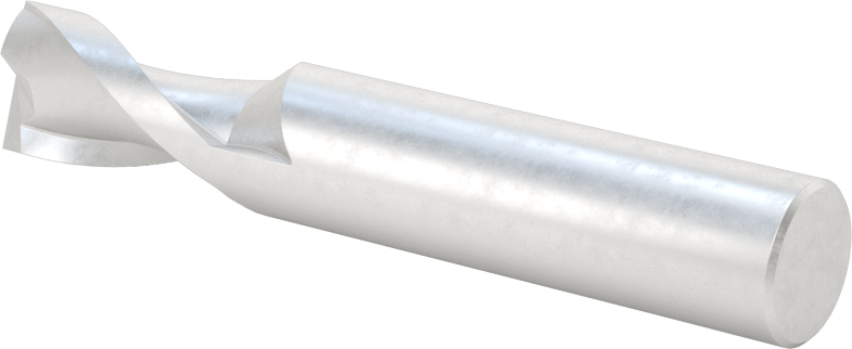Döner Şaftlardaki Kama Yuvaları için Yüksek Hızlı Çelik Kare Uçlu Freze, 1/2" Freze Çapı