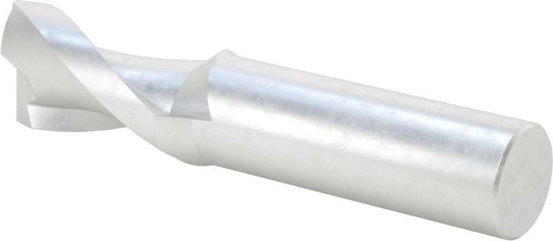 Döner Şaftlardaki Kama Yuvaları için Yüksek Hızlı Çelik Kare Uçlu Freze, 3/4" Freze Çapı