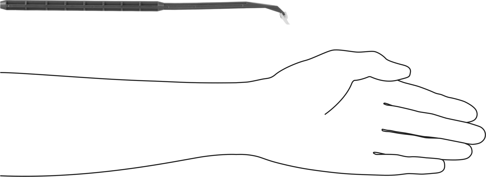 Numune Dağıtıcılar, 3/8“ Genişlik x 13/16” Uzunlukta Bıçak