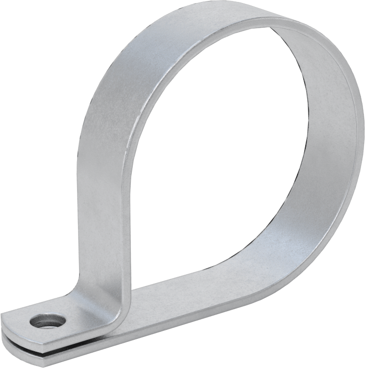 Alüminyum Halka Kelepçe, 1-3/4" ID, 2-1/2" Uzunluk