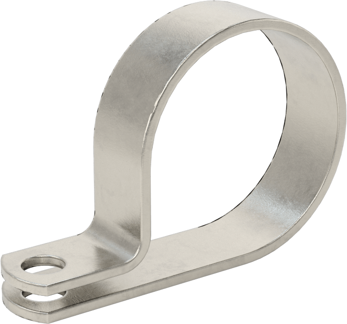 321 Paslanmaz Çelik Halka Kelepçe, 1-5/8" ID, 2-3/8" Uzunluk