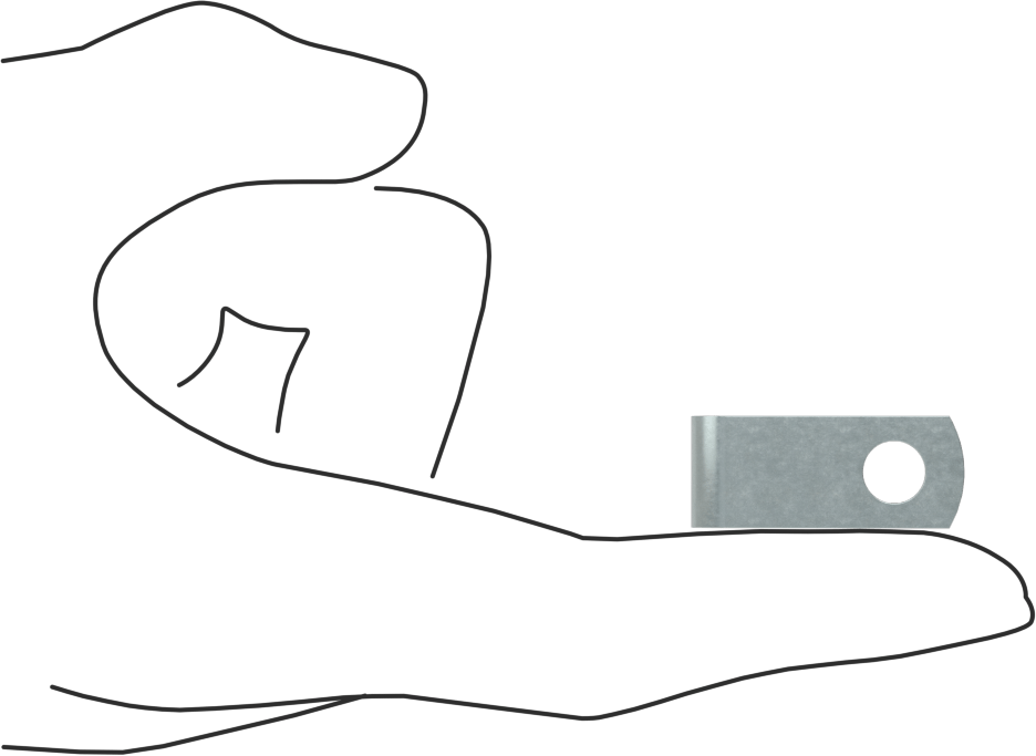 Çok Hatlı Döngü Kelepçesi, 1/4" ID