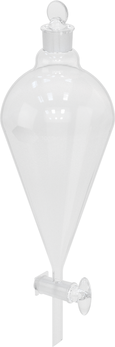 Musluklu Cam Huni, 33-7/8 FL. oz. Kapasite