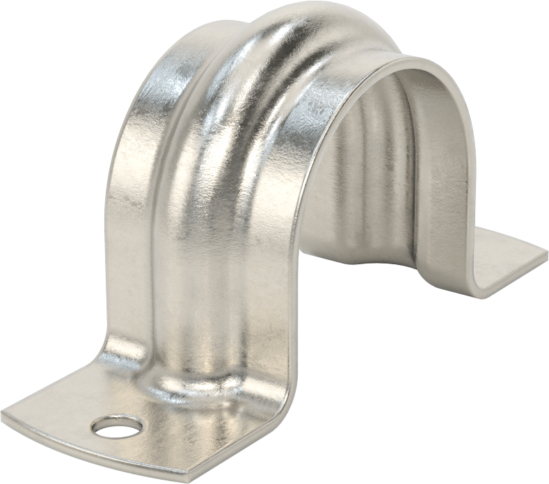 Freze Kelepçesi, 304 Paslanmaz Çelik, 2 Montaj Noktası, 1-3/4" ID