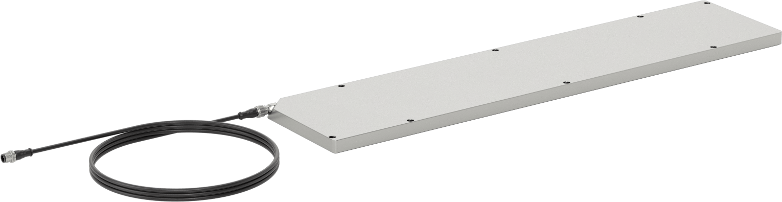 Panel Makine Işığı, Köşe Bağlantısı, 29-1/4" Toplam Uzunluk, 7600 Lumens