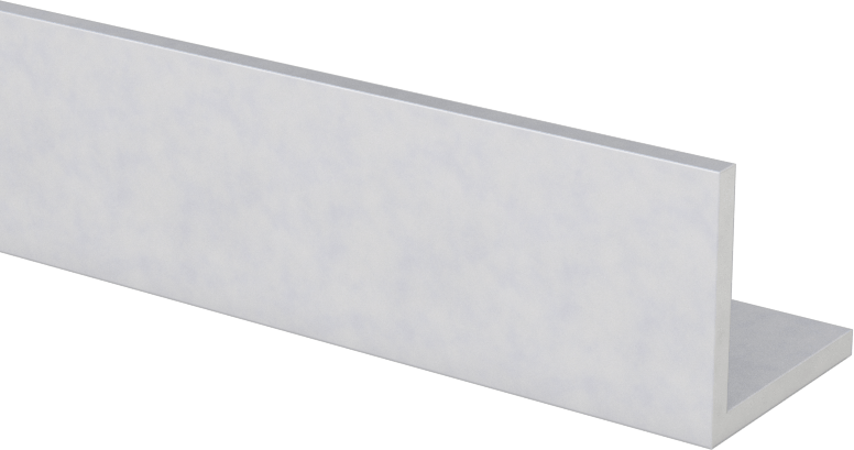 Mimari 6063 Alüminyum 90 Derece Köşebent, 1/16" Duvar Kalınlığı, 5/8“ Yükseklik x 5/8” Dış Genişlik, 8 Fit Uzunluk