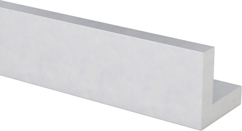 Mimari 6063 Alüminyum 90 Derece Köşebent, 3/16" Duvar Kalınlığı, 3/4“ Yükseklik x 3/4” Dış Genişlik, 2 Ayak Uzunluk