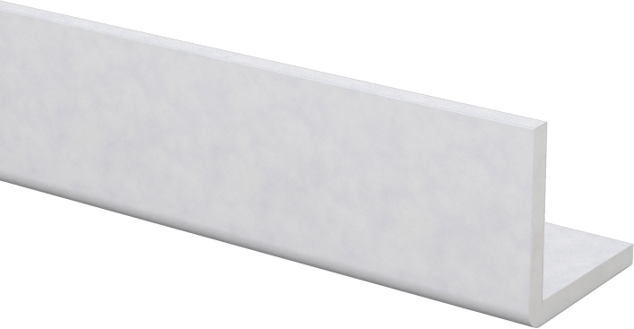 Mimari 6063 Alüminyum 90 Derece Köşebent, 3/64 inç Duvar Kalınlığı, 3/8“ Yükseklik x 3/8” Genişlik Dış, 8 Fit Uzunluk