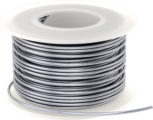 Kolay Şekillendirilebilir Nikel Krom Alaşımı, 0,045" Çap x 43 Fit Uzunluk, 1/4 lb. Makara