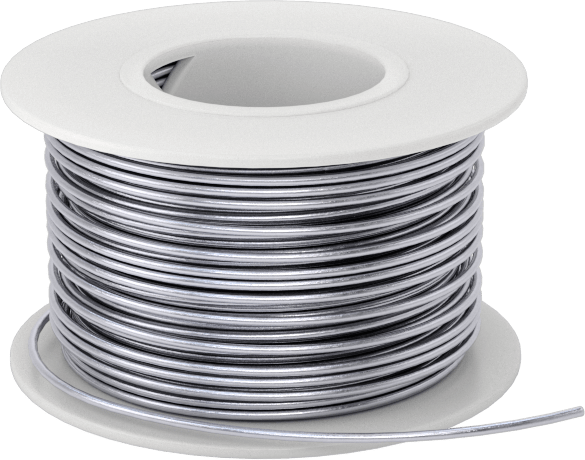 Kolay Şekillendirilebilir Nikel Krom Alaşımı, 0,04" Çap x 55 Fit Uzunluk, 1/4 lb. Makara
