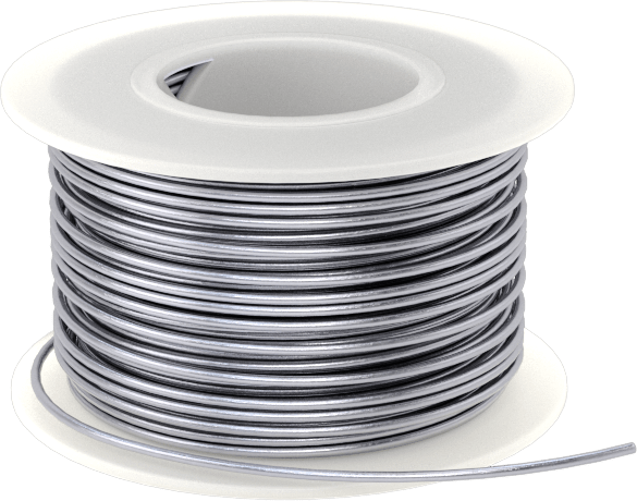 Kolay Şekillendirilebilir Nikel Krom Alaşımı, 0,04" Çap x 55 Fit Uzunluk, 1/4 lb. Makara