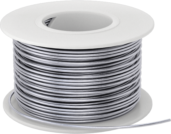 Kolay Şekillendirilebilir Nikel Krom Alaşımı, 0,036" Çap x 68 Fit Uzunluk, 1/4 lb. Makara