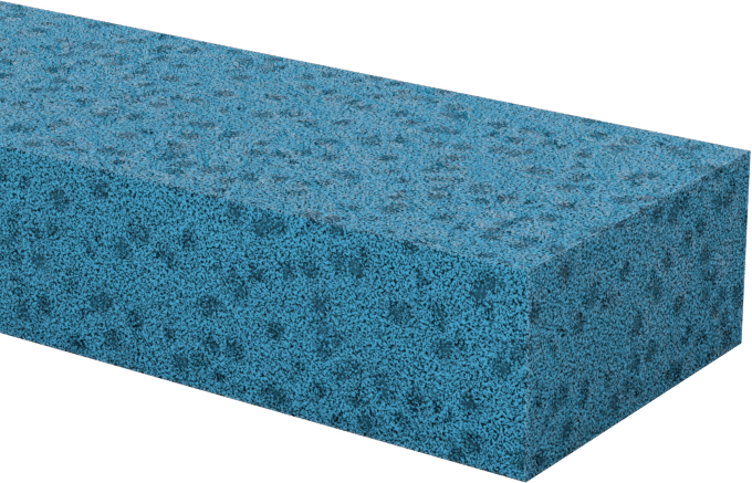 Süper Emici Köpük, Arka Yüzü Yapışkanlı Şerit, 1/2“ x 54” Uzunluk x 1/4" Kalınlık
