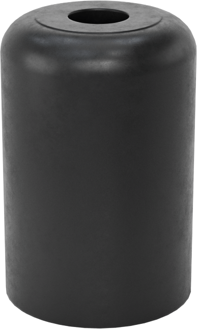 Güçlendirilmiş Buna-N Dişsiz Delikli Tamponlar, 1" OD, 1-1/2" Yükseklik