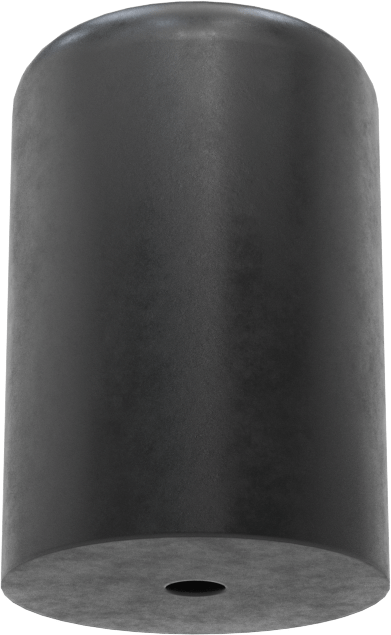 Güçlendirilmiş Buna-N Dişsiz Delikli Tamponlar, 1" OD, 1-1/2" Yükseklik