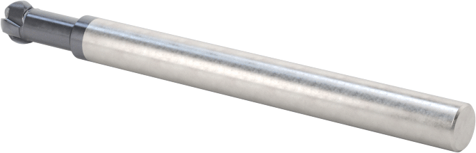 Alt Kesimli Uçlu Freze, 1/8" Freze Çapı, 3/32" Kesme Uzunluğu, 1-1/2" Toplam Uzunluk