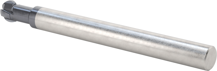 Alt Kesimli Uçlu Freze, 3/16" Freze Çapı, 9/64" Kesme Uzunluğu, 2" Toplam Uzunluk