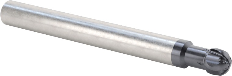 Alt Kesimli Uçlu Freze, 1/4" Freze Çapı, 3/16" Kesme Uzunluğu, 2-1/2" Toplam Uzunluk