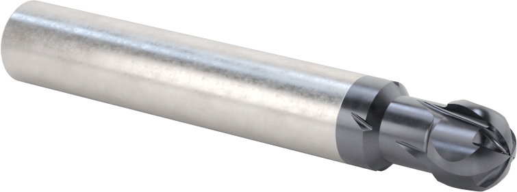 Alt Kesimli Uçlu Freze, 3/8" Freze Çapı, 9/32" Kesme Uzunluğu, 2-1/2" Toplam Uzunluk