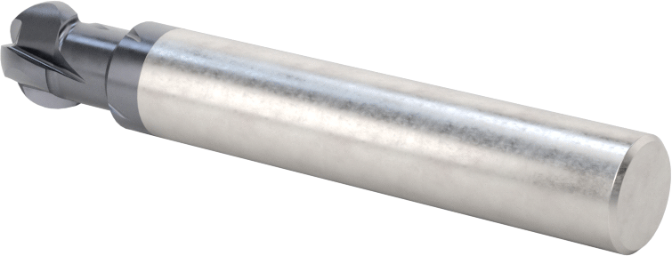 Alt Kesimli Uçlu Freze, 3/8" Freze Çapı, 9/32" Kesme Uzunluğu, 2-1/2" Toplam Uzunluk