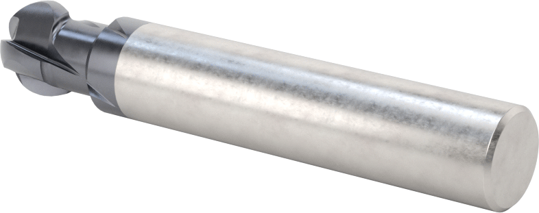 Alt Kesimli Uçlu Freze, 1/2" Freze Çapı, 3/8" Kesme Uzunluğu, 3" Toplam Uzunluk