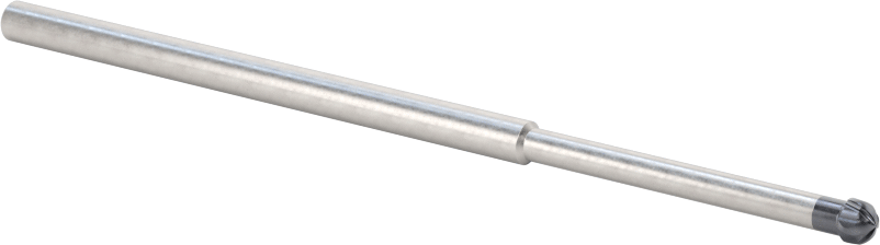 Alt Kesimli Uçlu Freze, 1/8" Freze Çapı, 0,0840" Kesme Uzunluğu, 3" Toplam Uzunluk