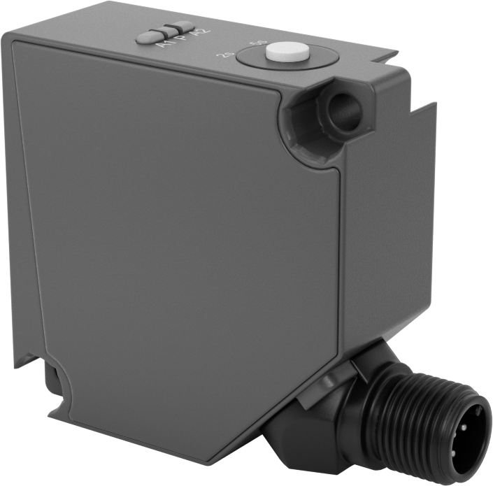 Fotoelektrik Mesafe Ölçüm Vericisi, 5 Kutuplu M12 Konektör, 50 mm ila 5000 mm Algılama Mesafesi