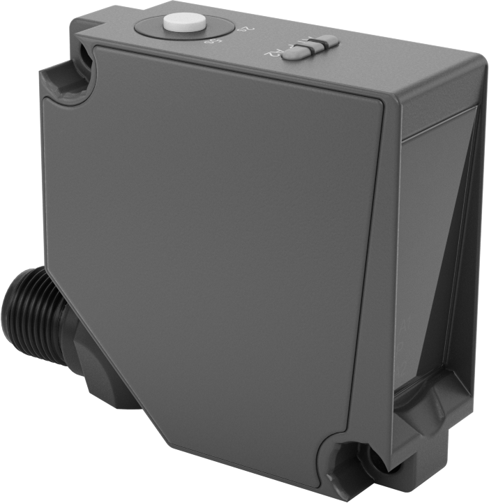 Fotoelektrik Mesafe Ölçüm Vericisi, 5 Kutuplu M12 Konektör, 50 mm ila 5000 mm Algılama Mesafesi