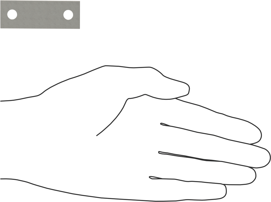 1/4"-20 Diş Boyutu için Plaka, 1-1/4" İç Çap 304 Paslanmaz Çelik U-Cıvata