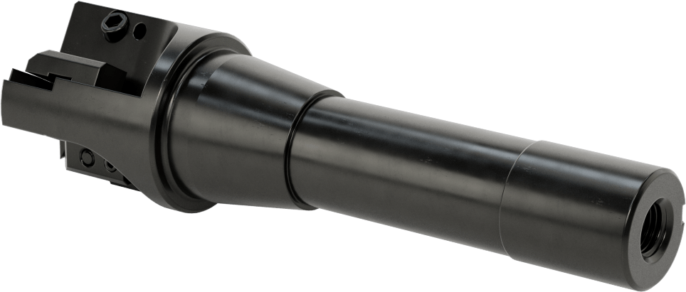Değiştirilebilir Karbür Uçlu Kare Uçlu Freze, R8-Shank, 1-5/8" Freze Çapı, 5-7/8" Toplam Uzunluk