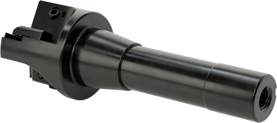 Değiştirilebilir Karbür Uçlu Kare Uçlu Freze, R8-Shank, 2" Freze Çapı, 5-7/8" Toplam Uzunluk