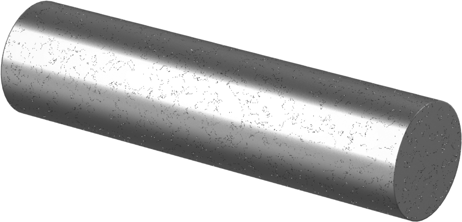 Yüksek Mukavemetli Sınıf 5 Titanyum Çubuk, 1-1/2" Çap
