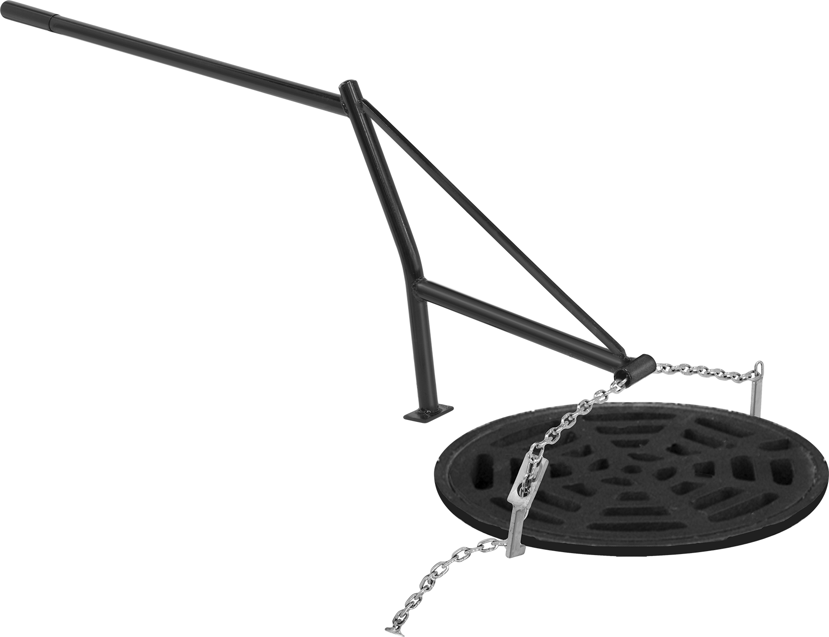 Manhole-Cover Lifter, with Chain Lift