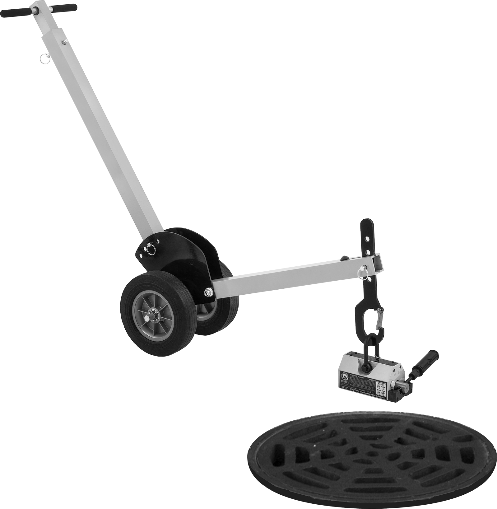 Magnet Lift Shown with Lifting Magnet (Sold Separately)