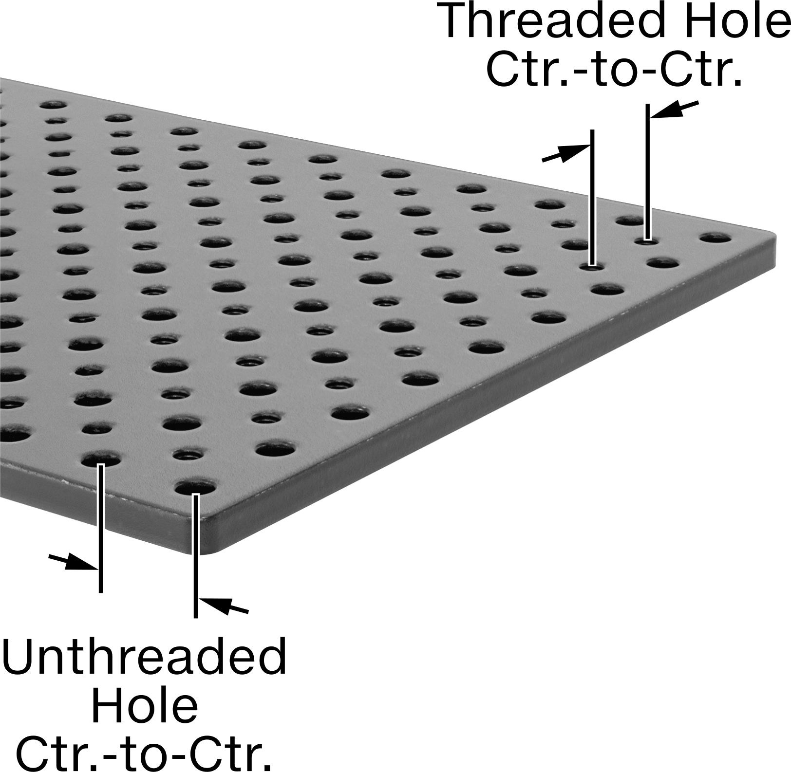 Kaynak için Izgara Sabitleme Plakaları, 6-5/16“ Uzunluk x 1-5/8” Genişlik Toplam