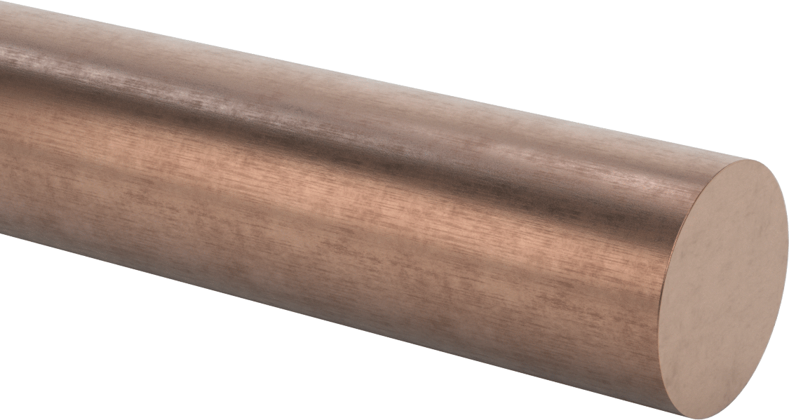 İşlenmesi Kolay 936 Yatak Bronzu Çubuk, 2-1/2" Çap