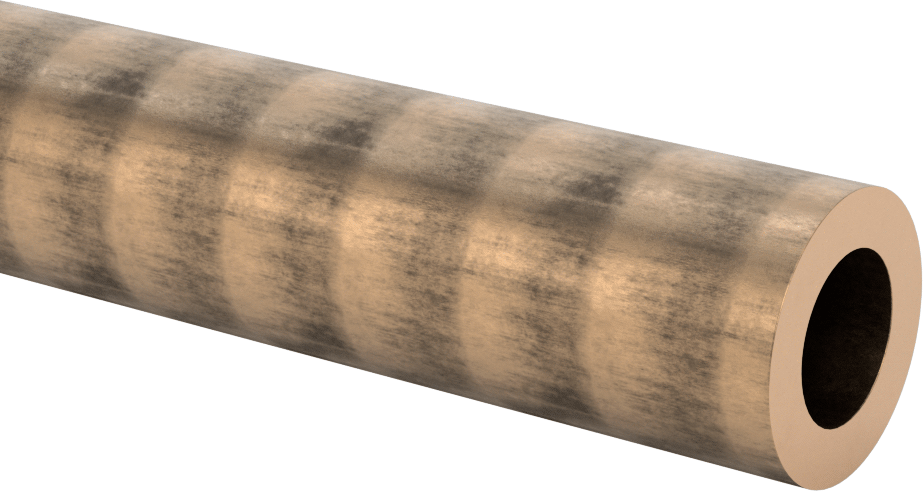 İşlenmesi Kolay 936 Yatak Bronzu Boru, 1/4" Duvar Kalınlığı, 1-1/4" OD