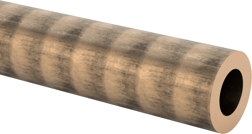 İşlenmesi Kolay 936 Yatak Bronzu Boru, 3/8" Duvar Kalınlığı, 1-3/4" OD