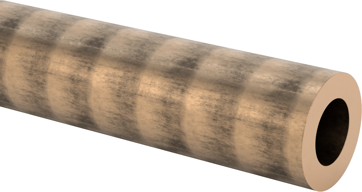 İşlenmesi Kolay 936 Yatak Bronzu Boru, 3/4" Duvar Kalınlığı, 3-1/2" OD
