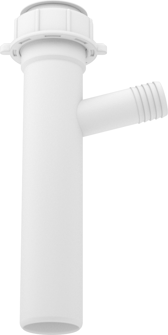 3/4" Çaplı Dallı Lavabo Tahliye Flanşlı Uç Parçası