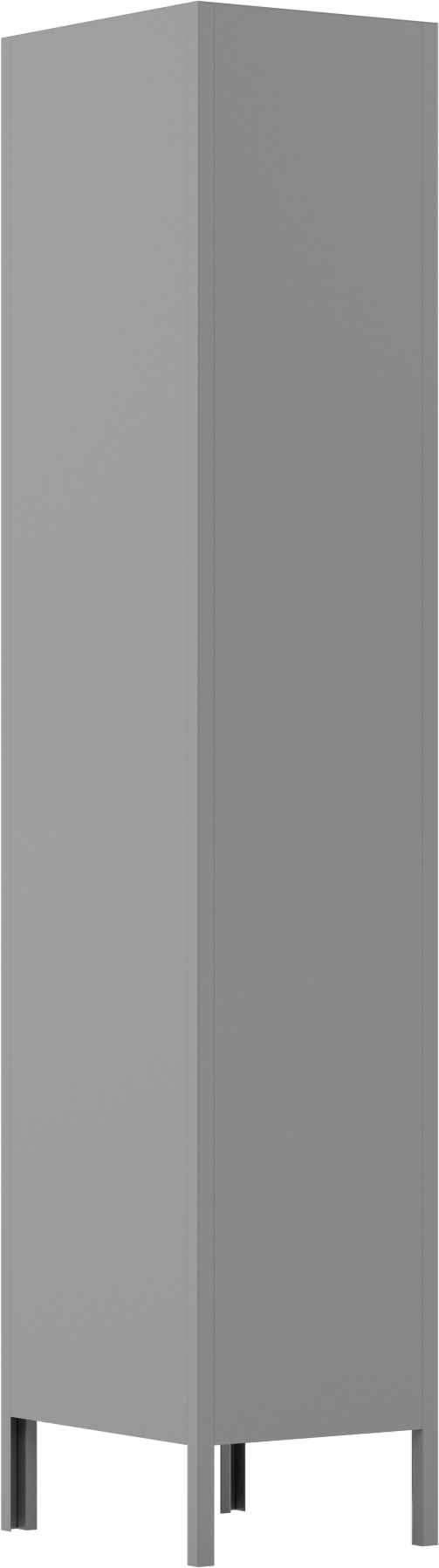 Montaj Gereken Kilitli Dolap, 78" Toplam Yükseklik, 1 Aşağı x 1 Enine, 15“ Genişlik x 18” İç Derinlik