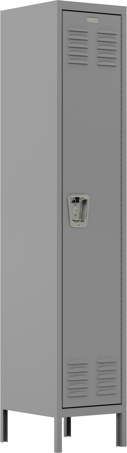 Montaj Gereken Kilitli Dolap, 78" Toplam Yükseklik, 1 Aşağı x 1 Enine, 15“ Genişlik x 18” İç Derinlik
