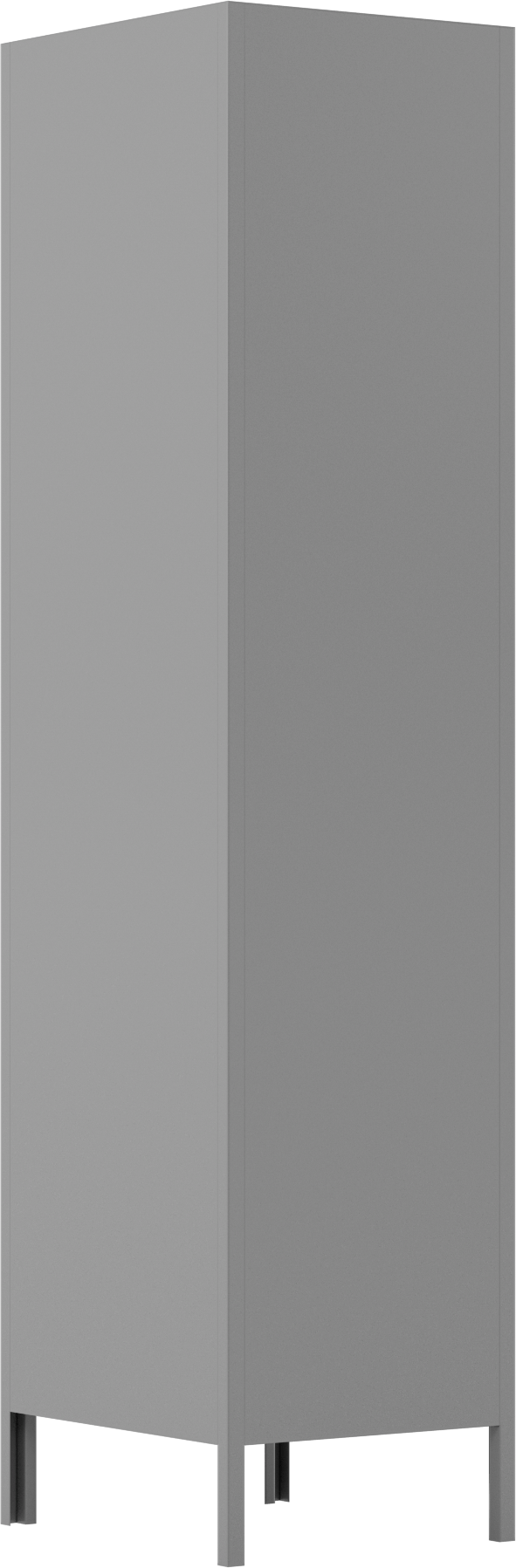 Montaj Gereken Kilitli Dolap, 78" Toplam Yükseklik, 1 Aşağı x 1 Enine, 18“ Genişlik x 21” İç Derinlik