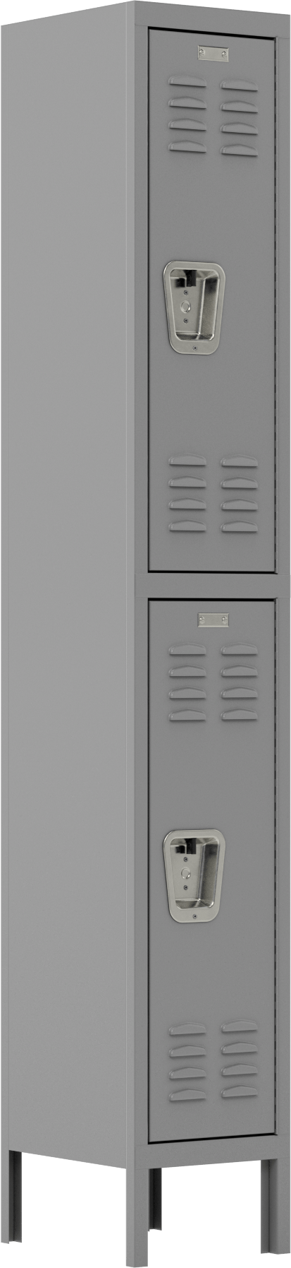 Montaj Gereken Kilitli Dolap, 78" Toplam Yükseklik, 2 Aşağı x 1 Enine, 12“ Genişlik x 15” İç Derinlik