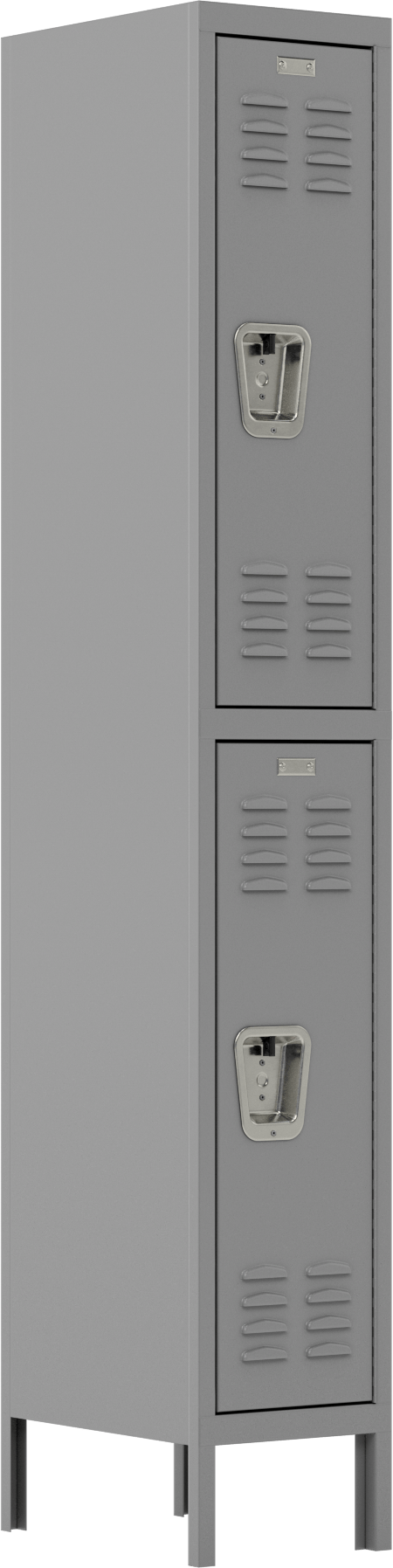 Montaj Gereken Kilitli Dolap, 78" Toplam Yükseklik, 2 Aşağı x 1 Enine, 12 inç Genişlik x 18 inç İç Derinlik