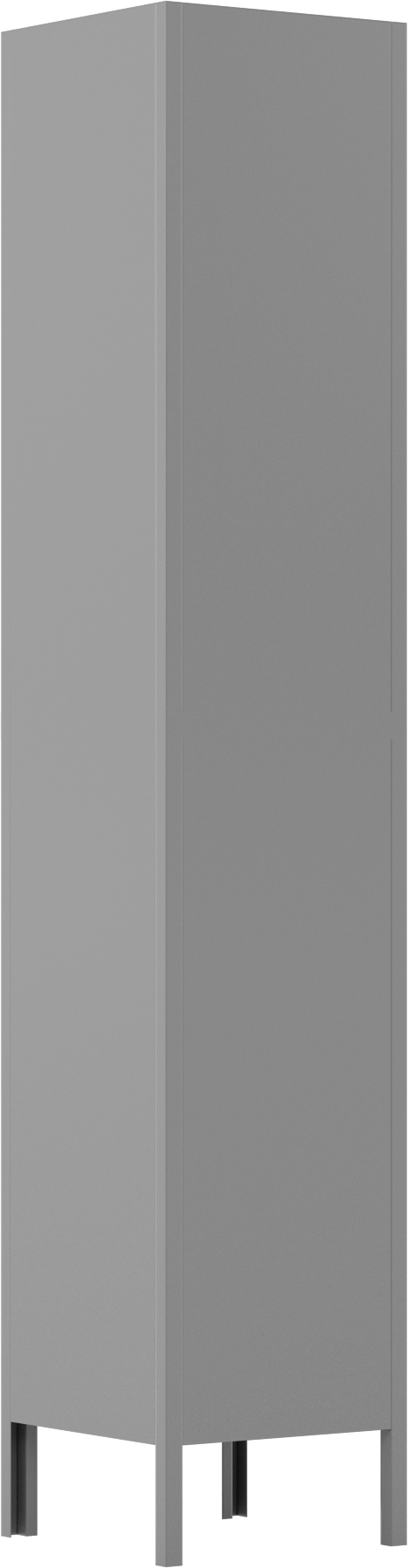 Montaj Gereken Kilitli Dolap, 78" Toplam Yükseklik, 2 Aşağı x 1 Enine, 15“ Genişlik x 15” Derinlik İç