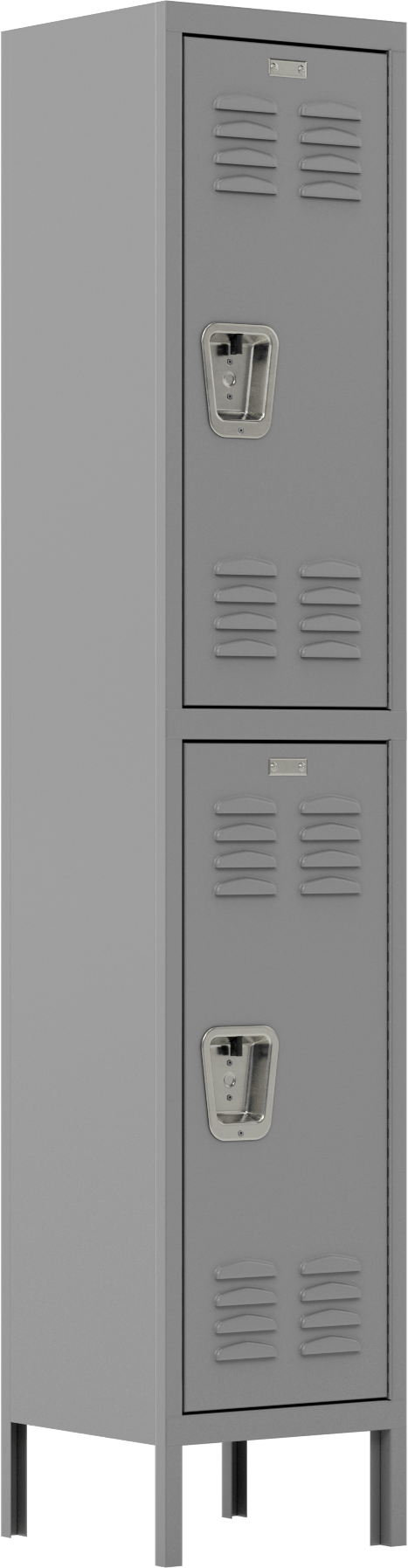 Montaj Gereken Kilitli Dolap, 78" Toplam Yükseklik, 2 Aşağı x 1 Enine, 15“ Genişlik x 15” Derinlik İç