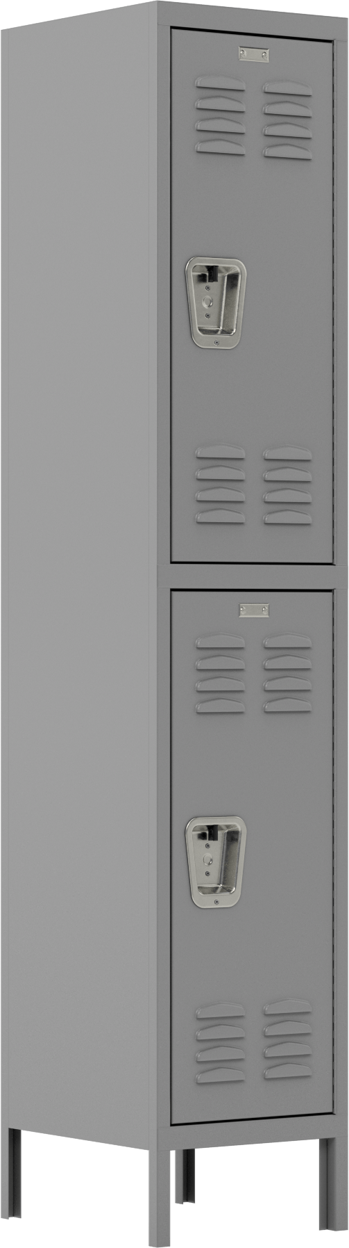 Montaj Gereken Kilitli Dolap, 78" Toplam Yükseklik, 2 Aşağı x 1 Enine, 15“ Genişlik x 18” İç Derinlik