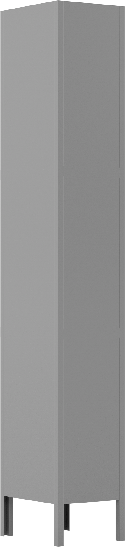 Montaj Gereken Kilitli Dolap, 78" Toplam Yükseklik, 3 Aşağı x 1 Enine, 12“ Genişlik x 15” İç Derinlik