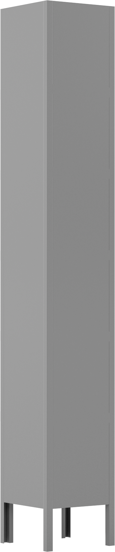 Montaj Gereken Kilitli Dolap, 78" Toplam Yükseklik, 6 Aşağı x 1 Boyuna, 12“ Genişlik x 12” İç Derinlik
